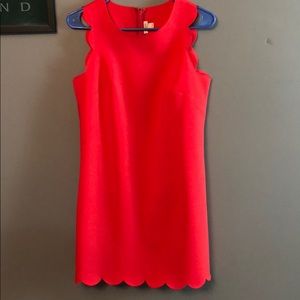 J. Crew Scalloped Hem dress